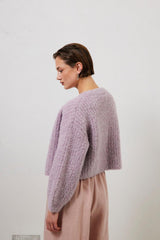 VRG GRL Cardigans | Women Elsie Knit Cardigan Lilac