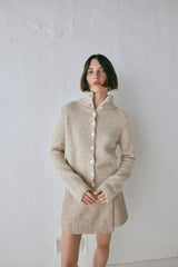 VRG GRL Cardigans | Women Henley Knit Cardigan Marle