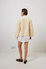 VRG GRL Cardigans | Women Riley Knit Cardigan Cream