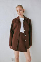 VRG GRL Jackets/Coats | Women Esti Jacket Chocolate