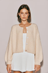 VRG GRL Jumpers/Sweaters | Women Elsie Knit Cardigan Cream