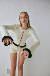 VRG GRL Long Sleeve | Women Zoey Knit Top Cream