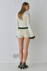 VRG GRL Long Sleeve | Women Zoey Knit Top Cream