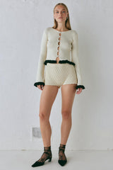 VRG GRL Long Sleeve | Women Zoey Knit Top Cream