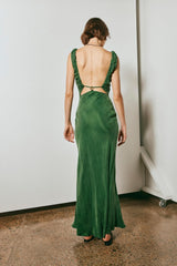 VRG GRL Midi/Maxi Dresses | Women After Dark Bias Cut Maxi Dress Forest