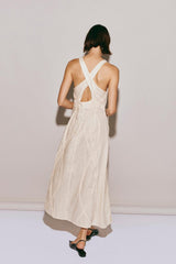 VRG GRL Midi/Maxi Dresses | Women Ana Linen Maxi Dress Wave