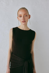 VRG GRL Midi/Maxi Dresses | Women Gia Knit Midi Dress Dark Chocolate