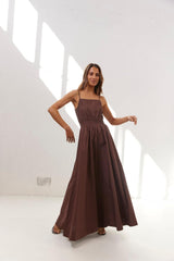 VRG GRL Midi/Maxi Dresses | Women Lou Maxi Dress Chocolate