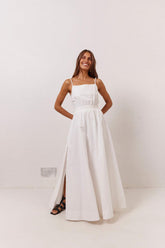 VRG GRL Midi/Maxi Dresses | Women Lou Maxi Dress White