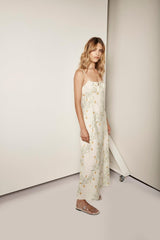 VRG GRL Midi/Maxi Dresses | Women Matilda Linen Bias Cut Maxi Dress Florette