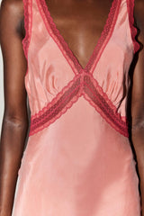 VRG GRL Midi/Maxi Dresses | Women Meet Me On The Dance Floor Bias Cut Maxi Dress Coral