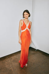 VRG GRL Midi/Maxi Dresses | Women Meet Me On The Dance Floor Bias Cut Maxi Dress Orange