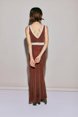 VRG GRL Midi/Maxi Dresses | Women Meet Me On The Dance Floor Bias Cut Maxi Dress Umber