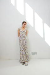 VRG GRL Midi/Maxi Dresses | Women Paris In The 90's Bias Cut Maxi Dress Floral