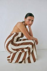 VRG GRL Midi/Maxi Dresses | Women Polly Linen Maxi Dress Stripe