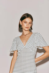 VRG GRL Midi/Maxi Dresses | Women Summer Nostalgia Bias Cut Midi Dress White