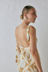 VRG GRL Midi/Maxi Dresses | Women Talia Linen Midi Dress Scope