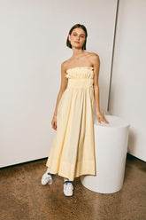 VRG GRL Midi/Maxi Dresses | Women Vacanza Midi Dress Lemon