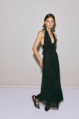 VRG GRL Midi/Maxi Dresses | Women When In Italy Halter Midi Dress Black