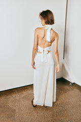 VRG GRL Midi/Maxi Dresses | Women When In Italy Halter Midi Dress White