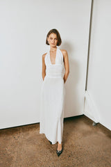 VRG GRL Midi/Maxi Dresses | Women When In Italy Halter Midi Dress White