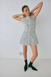 VRG GRL Mini Dresses | Women Chloe Linen Mini Dress Black