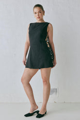 VRG GRL Mini Dresses | Women Discoteca Mini Dress Black
