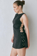 VRG GRL Mini Dresses | Women Discoteca Mini Dress Black