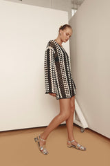 VRG GRL Mini Dresses | Women Myra Crochet Mini Dress Black