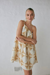 VRG GRL Mini Dresses | Women Slow Living Linen Mini Dress Scope