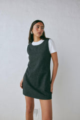 VRG GRL Mini Dresses | Women Vale Mini Dress Charcoal