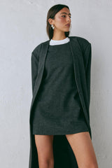 VRG GRL Mini Dresses | Women Vale Mini Dress Charcoal