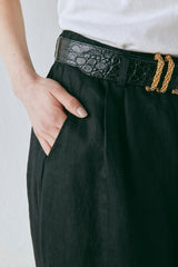 VRG GRL Pants | Women Energy Flows Linen Pants Black