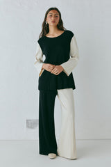 VRG GRL Pants | Women Jac Knit Pants Splice