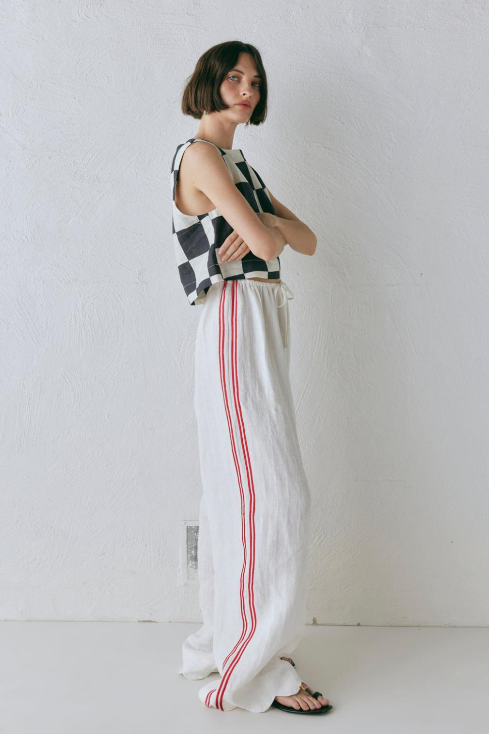 VRG GRL Pants | Women Milahn Linen Pants Vienna