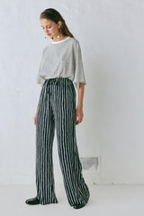 VRG GRL Pants | Women Rieti Pants Black Stripe