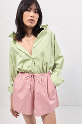 VRG GRL Sets | Women Annika Shorts Rose