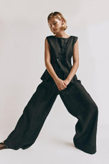 VRG GRL Sets | Women Aria Vest Black