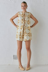 VRG GRL Sets | Women Enni Linen Smock Top Scope