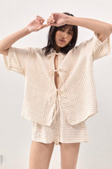 VRG GRL Sets | Women Naomi Linen Smock Top Juno