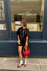 VRG GRL Sets | Women Naomi Smock Top Black