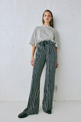 VRG GRL Sets | Women Rieti Pants Black Stripe