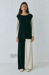 VRG GRL Sets | Women Suri Knit Top Splice