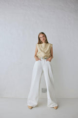 VRG GRL Sets | Women Sutton Denim Jeans White