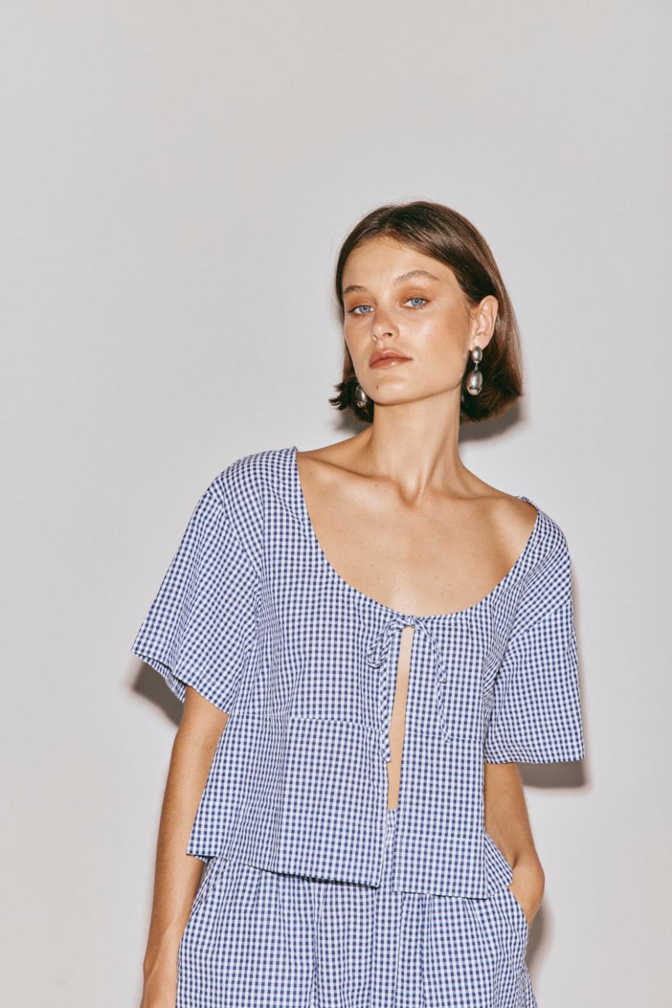 VRG GRL Sets | Women The Sea & I Smock Top Navy