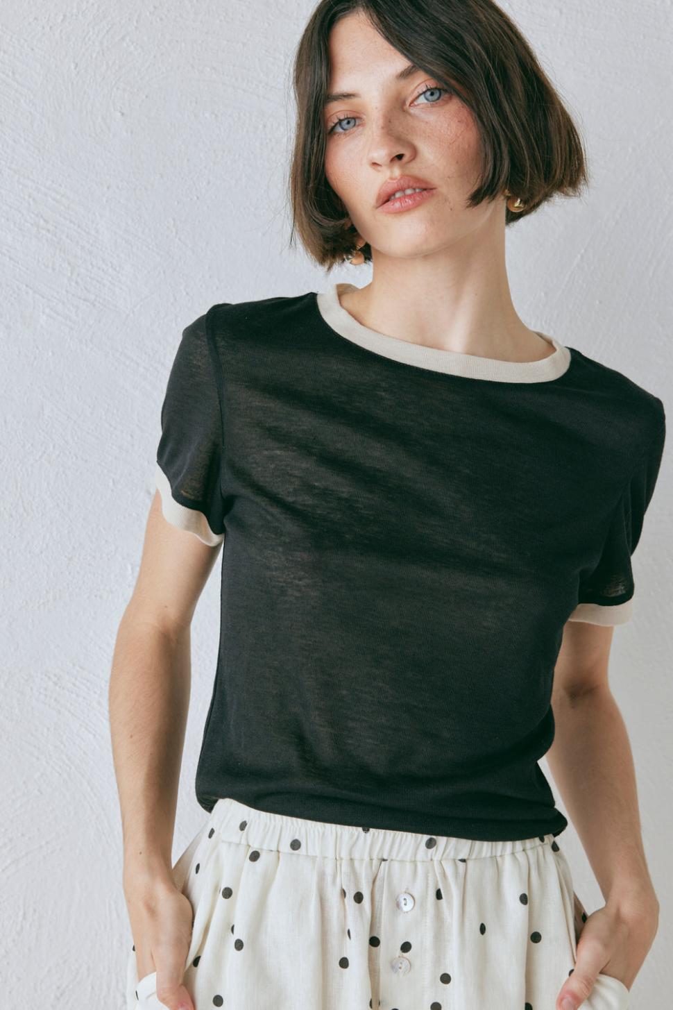 VRG GRL Short Sleeve | Women Lane Tee Black