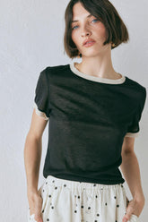 VRG GRL Short Sleeve | Women Lane Tee Black