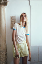 VRG GRL Short Sleeve | Women Lane Tee Oatmeal