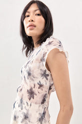 VRG GRL Short Sleeve | Women Retrofuture Top Charcoal