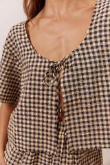 VRG GRL Short Sleeve | Women The Sea & I Smock Top Black